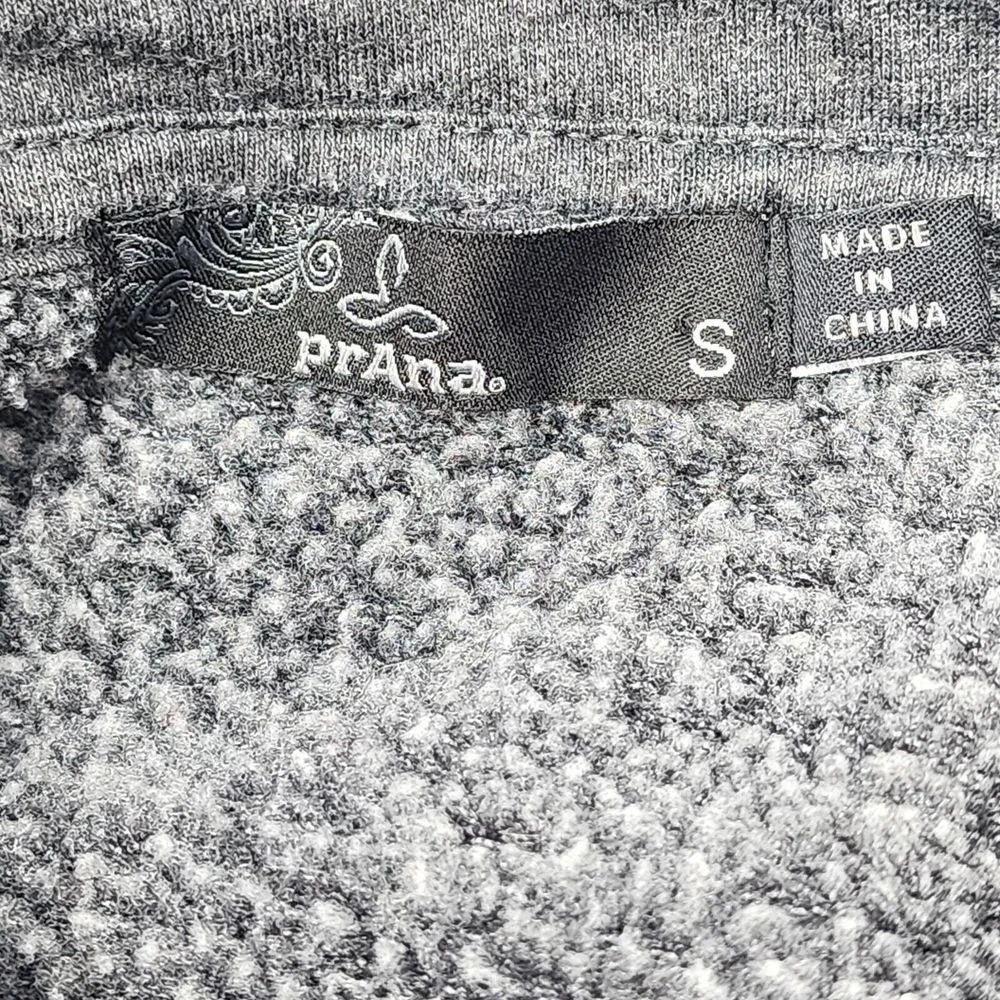 Prana Coat Jacket Women's Size Small Gray‎ Button Up with Pockets
